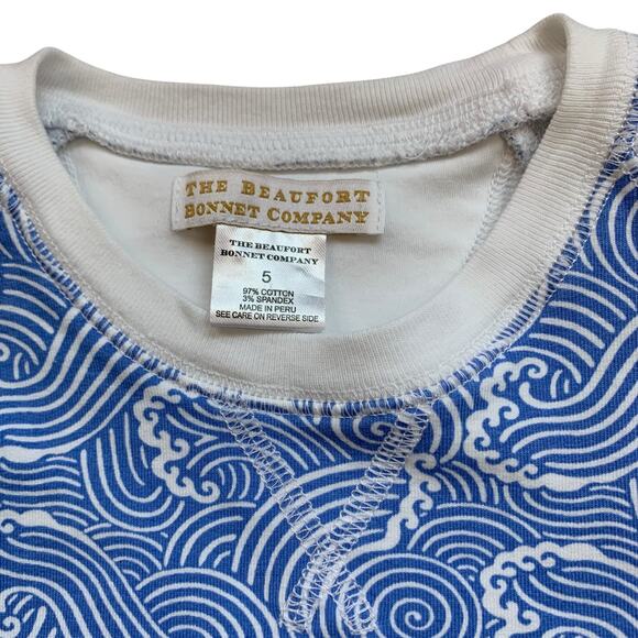 TBBC Crewneck Cassidy Sweatshirt in Ocean Waves - Picture 4 of 7